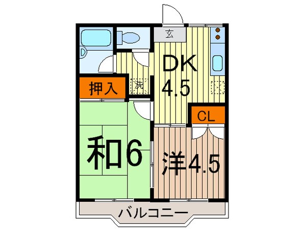 エランド－ルＢの物件間取画像